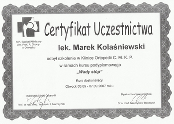 certyfikat