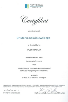 certyfikat